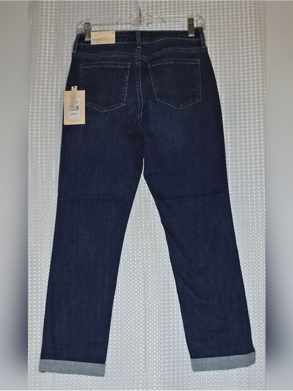 NYDJ Sheri Slim Ankle Jeans Dark Wash NWT Size 2 Lift Tuck - Picture 11 of 11